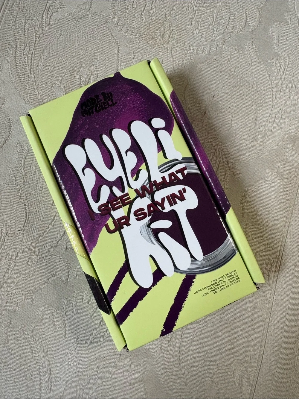 Made by Mitchell Purple Eyeliner Set Kit I See What Your Saying BNIB